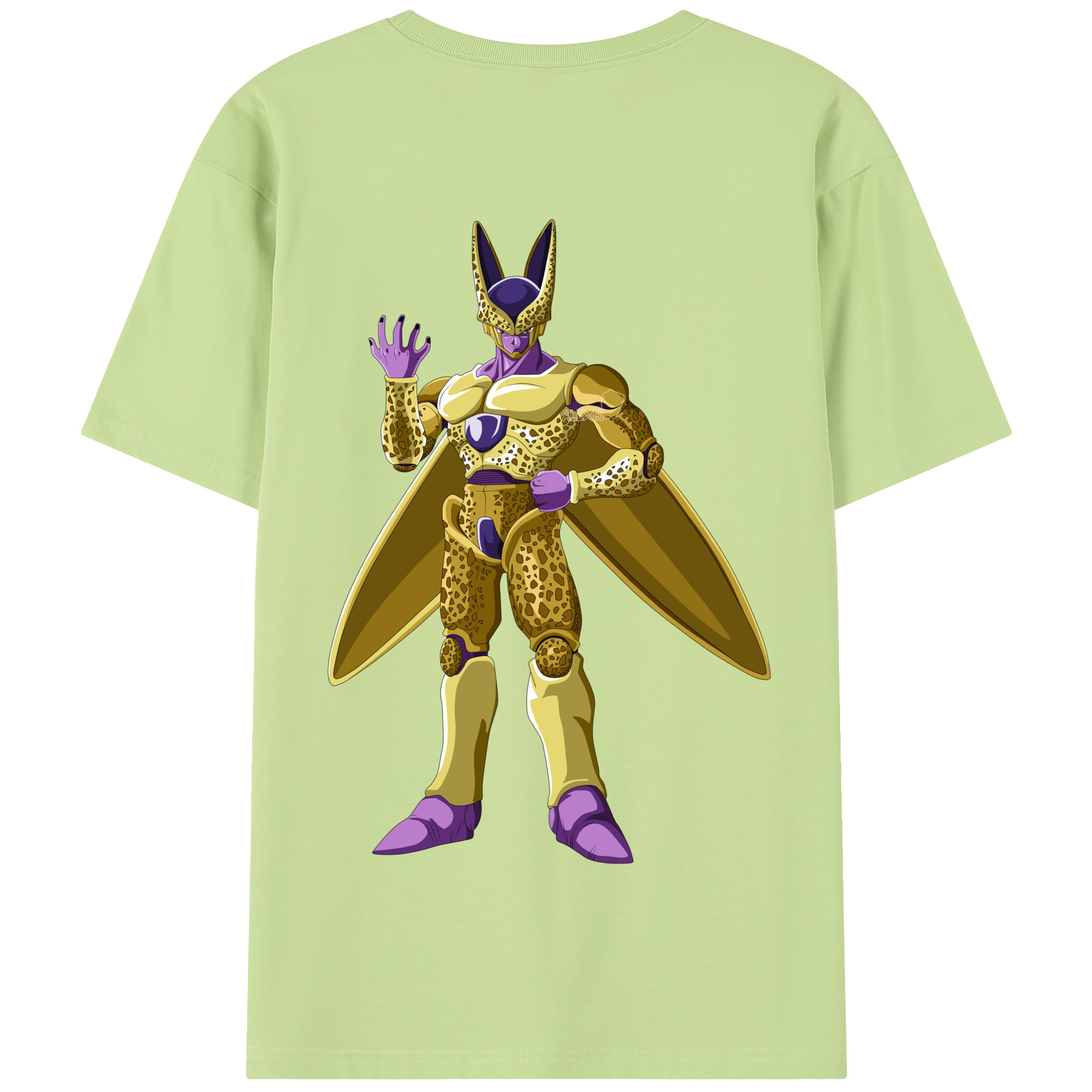 （画像用） ドラゴンボール セル DRAGON BALL Cell 綿100％半袖Tシャツ（背面プリント）